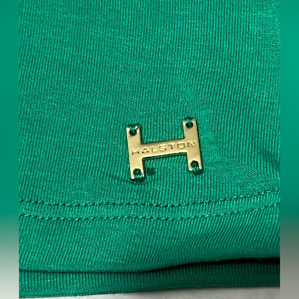 H by Halston -Womens Green Sleeveless Top Sz. SM - Picture 6 of 7